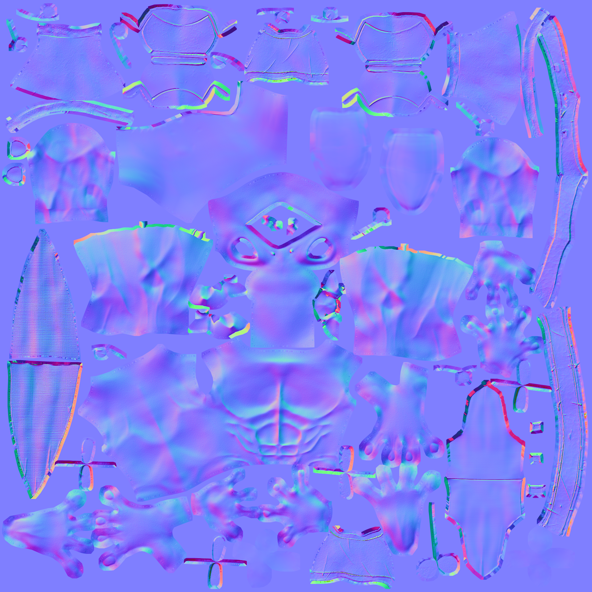 Player Frog normal map